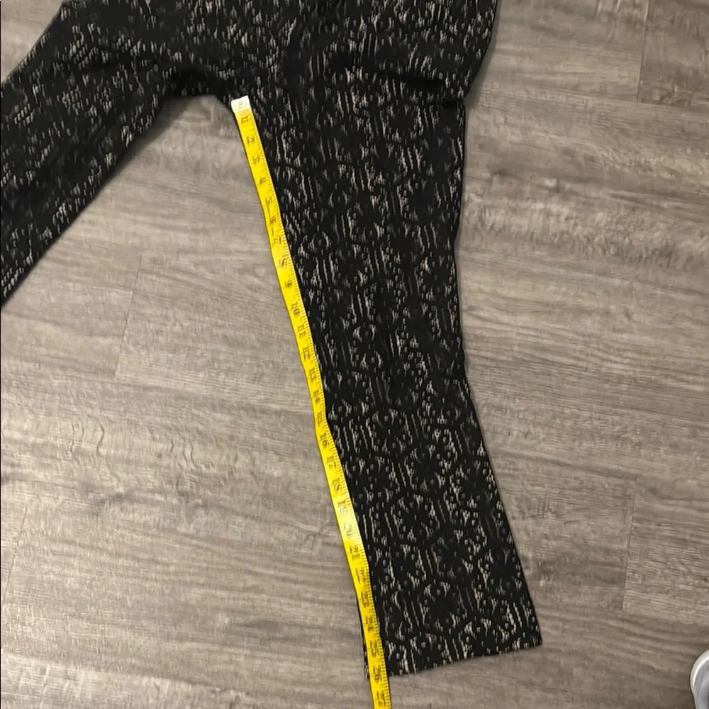 Lace Corey Lynn Calter Tan and‎ Black Boot Cut Flare Pants